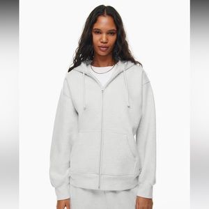 TNA Cozy Fleece Boyfriend Zip Hoodie